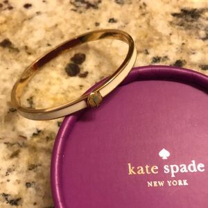 Kate Spade White Clasp Bangle